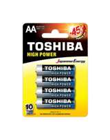 Toshiba (1 Confezione) Toshiba Batterie 4pz Stilo LR6GCP BP-4 AA Alcaline